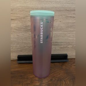 Starbucks 2022 Spring Soft Touch Iridescent Mermaid Siren 16oz Tumbler